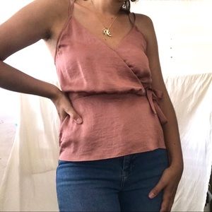 Express Dusty Rose Blouse